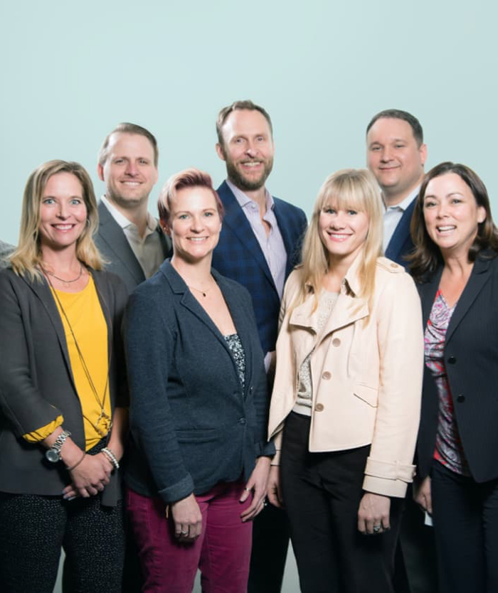 Group picture of pure programs insurance team